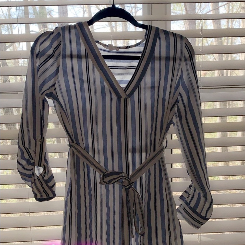 striped dress